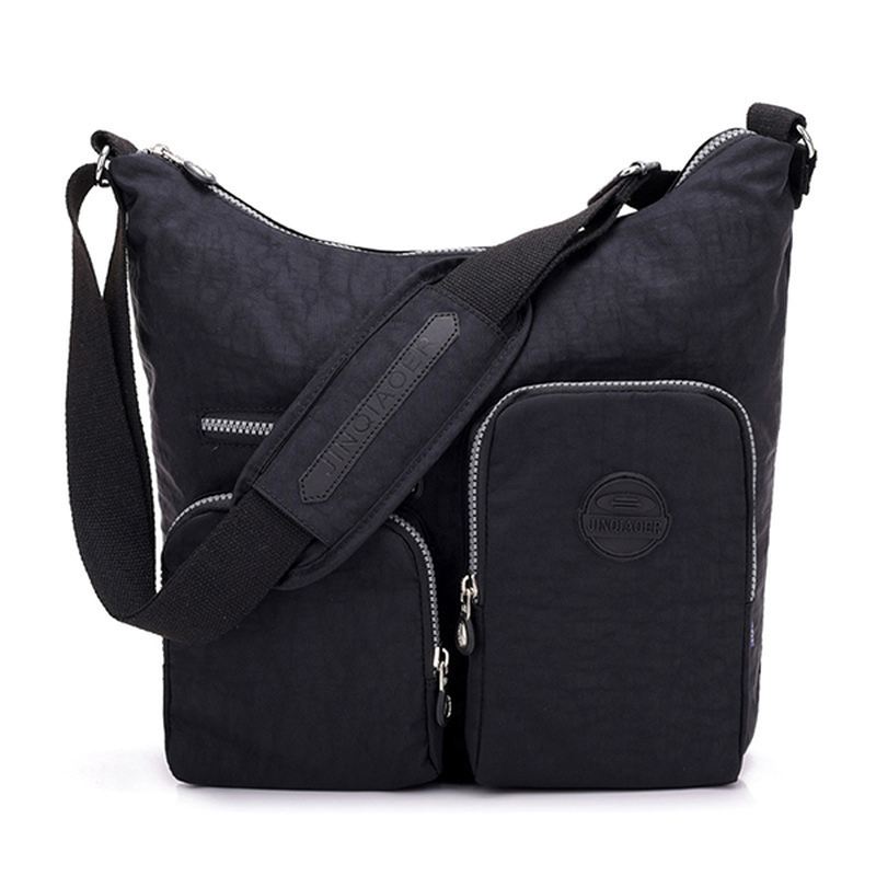 Kvinder Nylon Fritid Vandtæt Skuldertaske Crossbody Taske