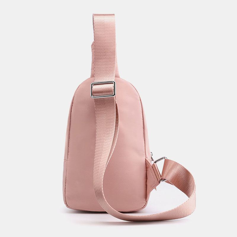 Kvinder Nylon Vandtæt Brysttaske Crossbody Taske