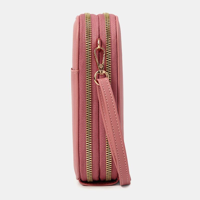 Kvinder Oval Ensfarvet Casual Telefontaske Crossbody-tasker Skuldertaske Clutch-tasker