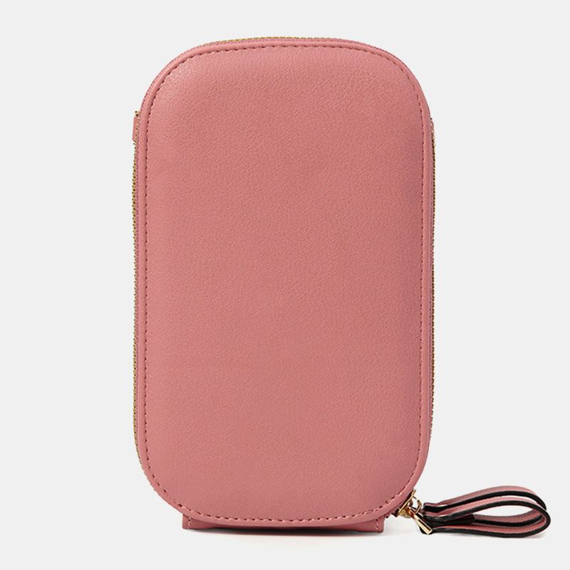 Kvinder Oval Ensfarvet Casual Telefontaske Crossbody-tasker Skuldertaske Clutch-tasker