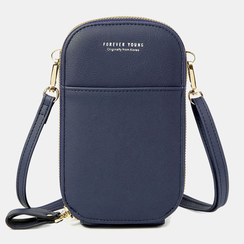 Kvinder Oval Ensfarvet Casual Telefontaske Crossbody-tasker Skuldertaske Clutch-tasker