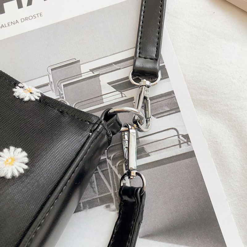 Kvinder Prikket Trykt Skuldertaske Crossbody Taske