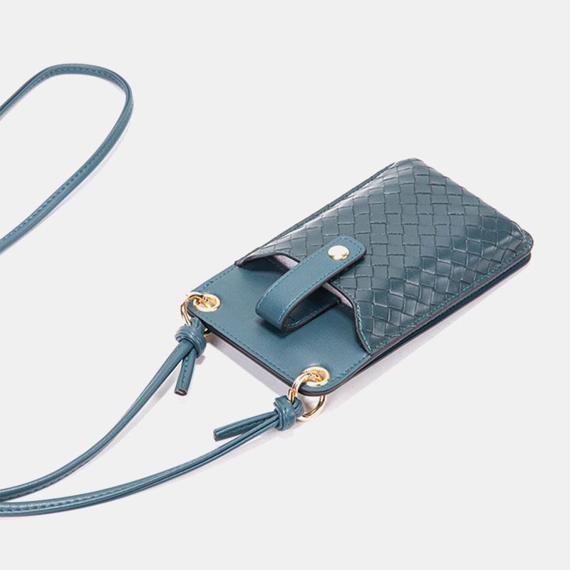 Kvinder Pu-læder Anti-tyveri Multi-card Slot Kortholder 6.5 Tommer Telefontaske Crossbody Taske Skuldertaske