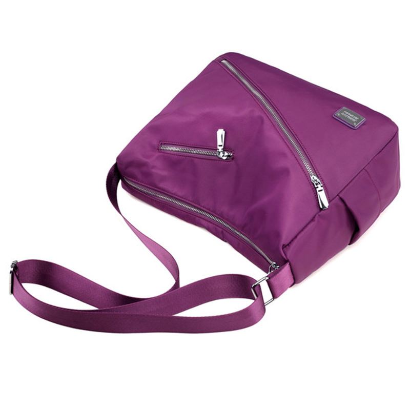 Kvinder Sidelommer Nylon Light Tasker Udendørs Sport Crossbody Tasker Messenger Tasker