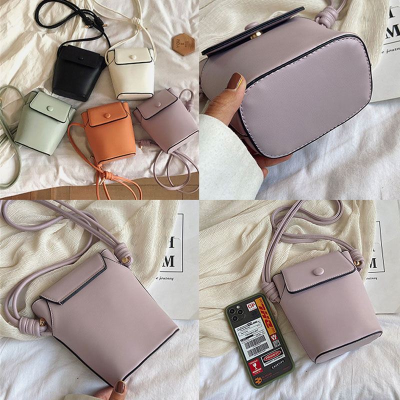 Kvinder Solid 6.3 Tommer Telefontaske Crossbody Taske