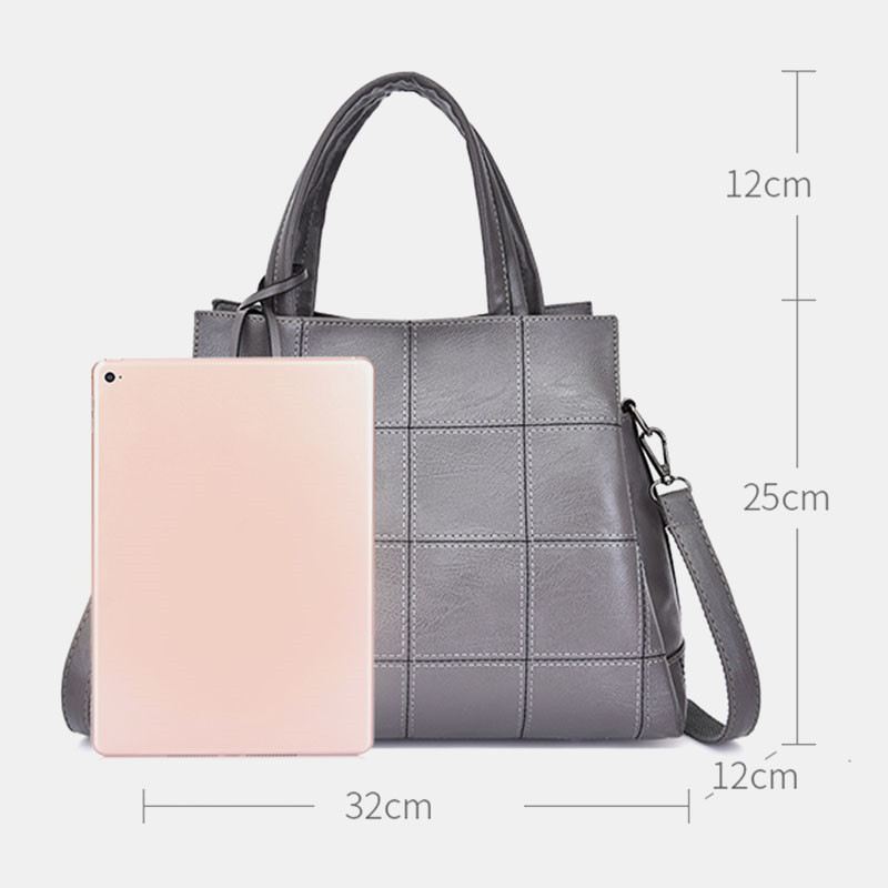 Kvinder Solid Business Håndtaske Crossbody Bag Skuldertaske