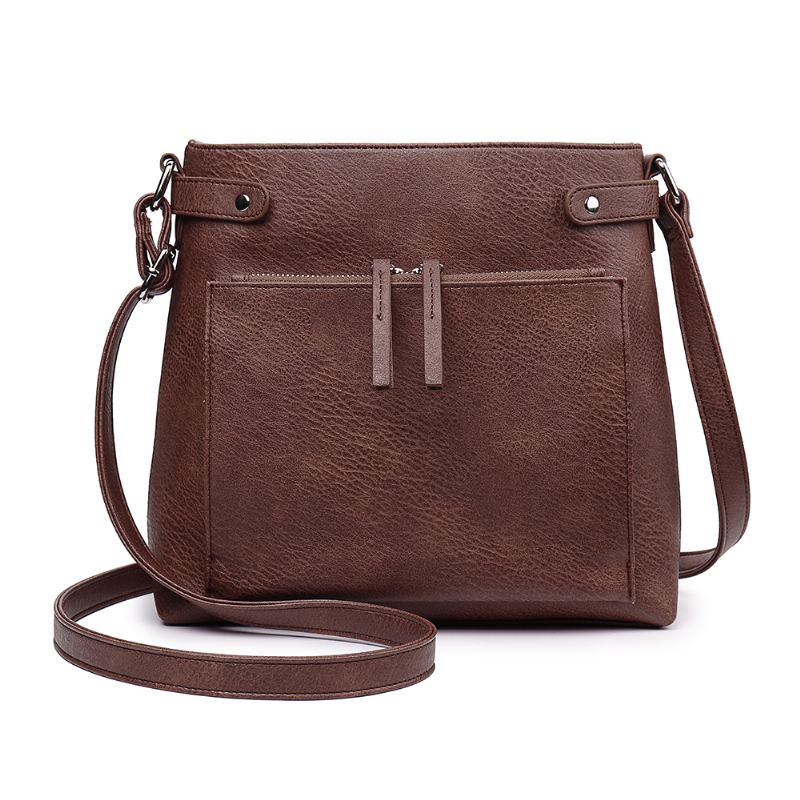 Kvinder Solid Kortholder Multifunktion Crossbody Taske