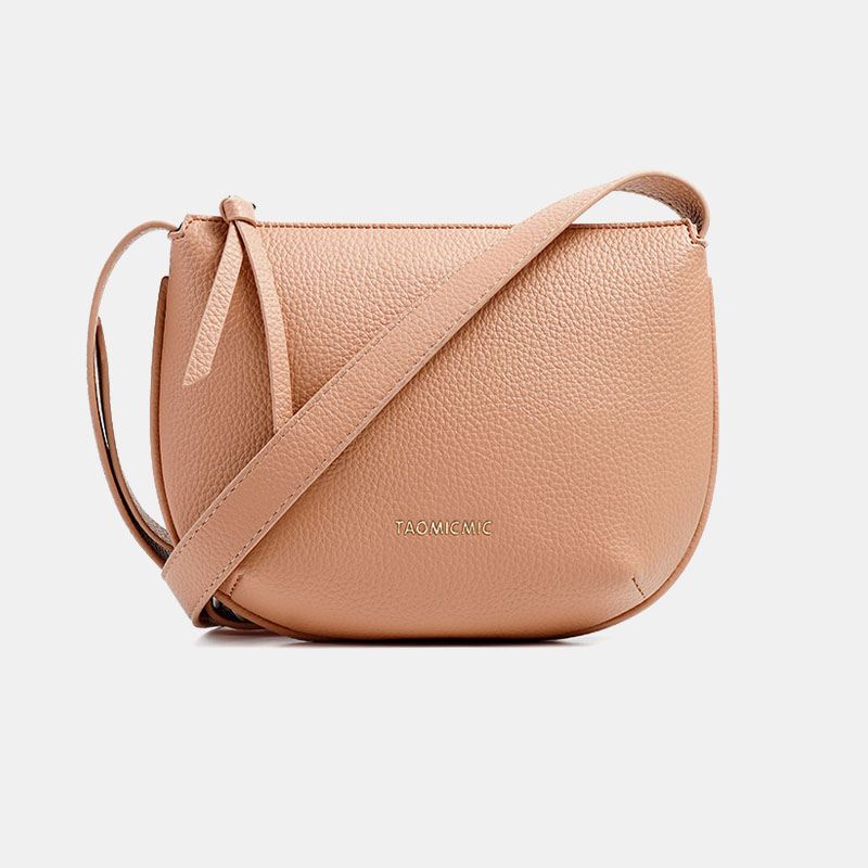 Kvinder Solid Pu Crossbody Taske Armpit Bag