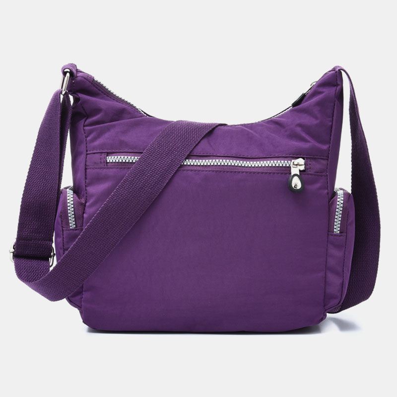 Kvinder Vandtæt Multi-pocket Solid Casual Crossbody Bag Skuldertaske