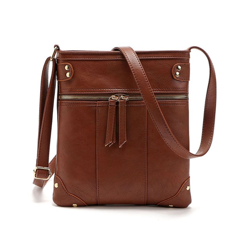 Kvinder Vintage Messenger Tasker Piger Casual Skuldertasker Retro Crossbody Tasker