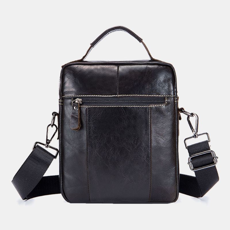 Mænd Ægte Læder Multi-pocket Vandtæt Vintage Håndtaske Crossbody Taske Skuldertaske