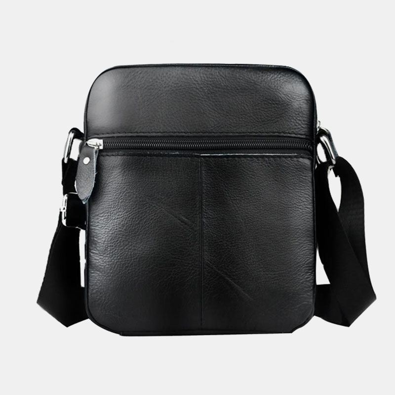 Mænd Ægte Læder Vandtæt Multifunktion Anti-theft Casual Crossbody Taske Skuldertaske