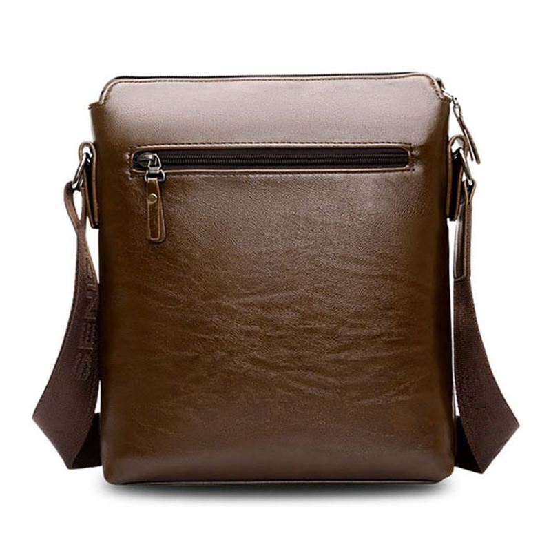 Mænd Business Messenger Bag Solid Crossbody Skuldertaske