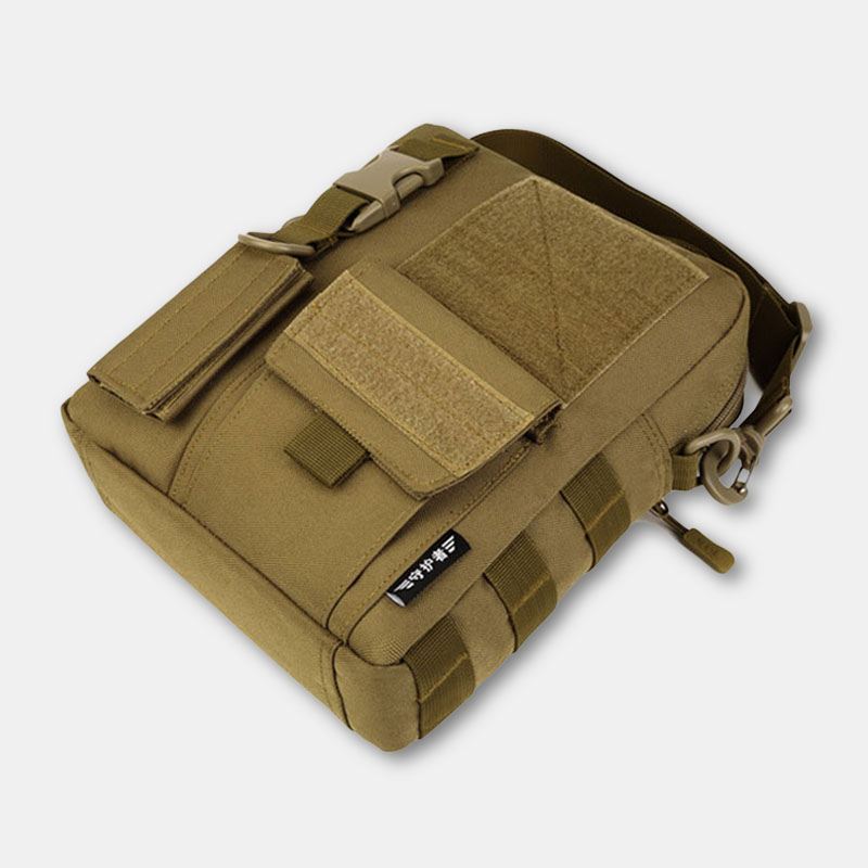 Mænd Camo Mønster Multifunktion Stor Kapacitet Udendørs Rejse Taktisk Taske Crossbody Taske Skuldertaske Firkantet Taske