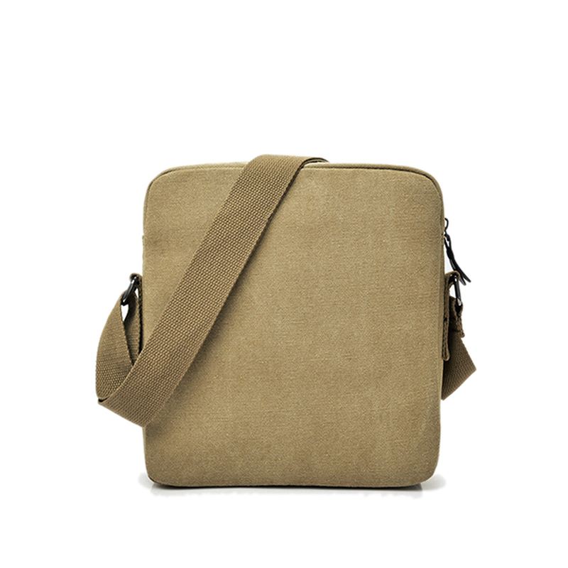 Mænd Canvas Multifunktionel Vintage Crossbody Taske Skuldertaske Casual Business Travel Pack