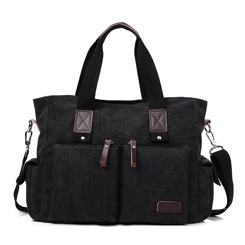 Mænd Canvas Outdoor Casual Traveling Taske Med Stor Kapacitet