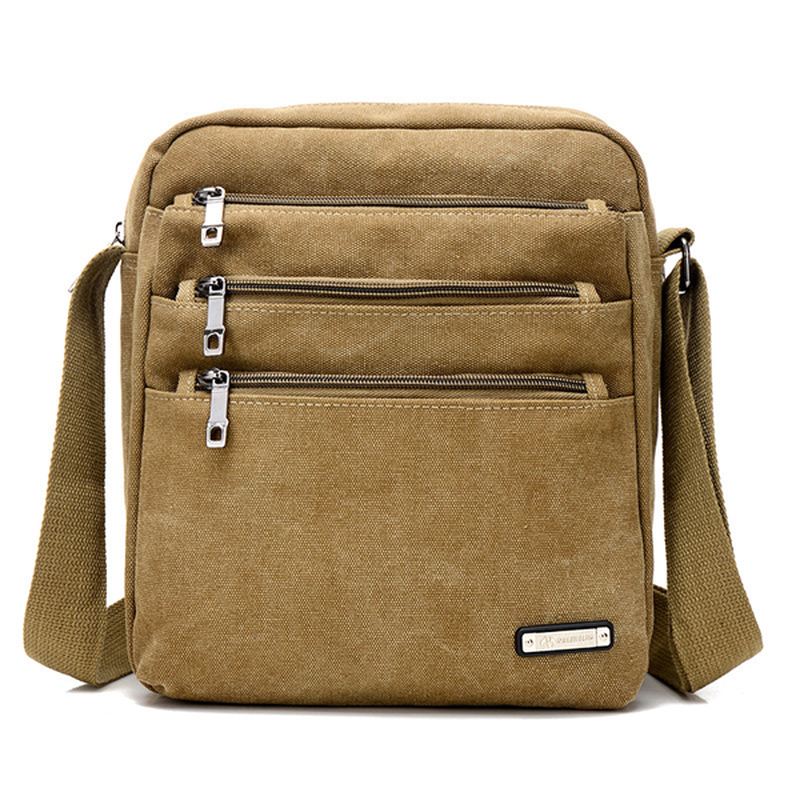 Mænd Canvas Outdoor Leisure Crossbody Tasker