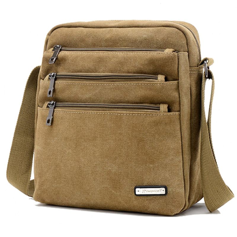 Mænd Canvas Outdoor Leisure Crossbody Tasker