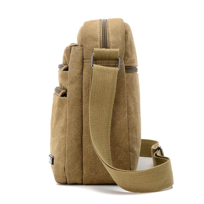 Mænd Canvas Outdoor Leisure Crossbody Tasker