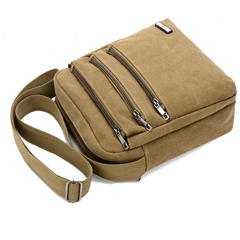 Mænd Canvas Outdoor Leisure Crossbody Tasker