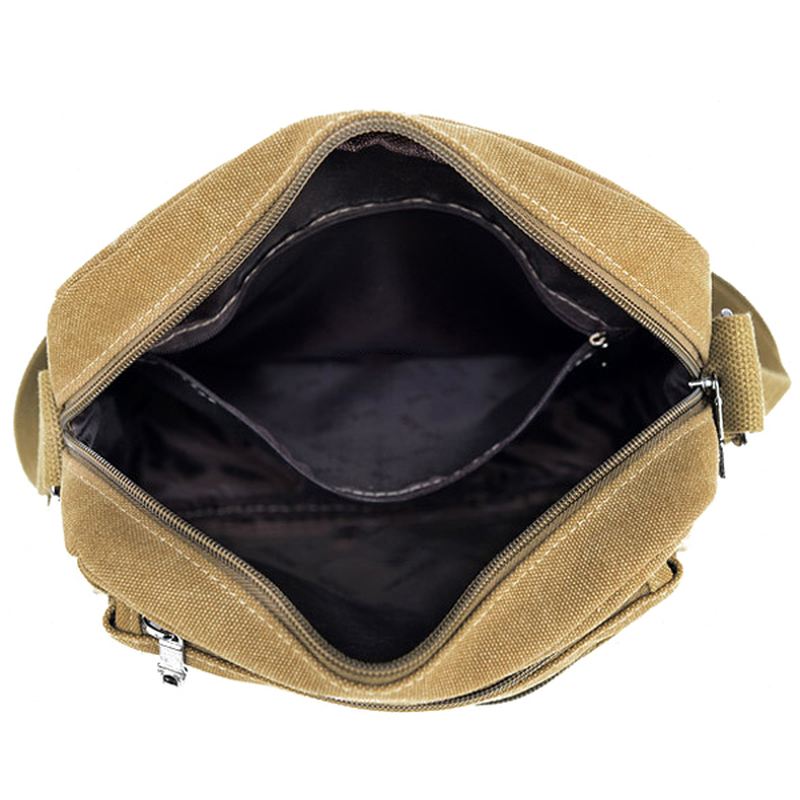 Mænd Canvas Outdoor Leisure Crossbody Tasker