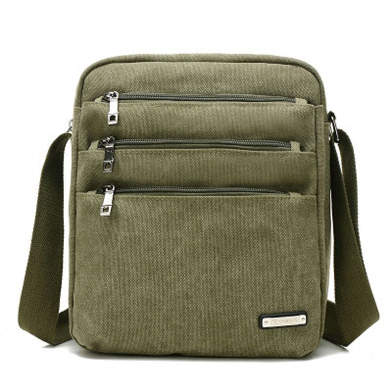 Mænd Canvas Outdoor Leisure Crossbody Tasker