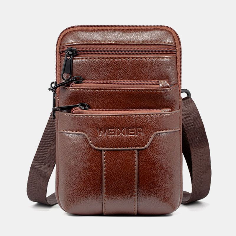 Mænd Casual Crossbody-taske Telefontaske Multi-pocket Bag Outdoor Daily Bag