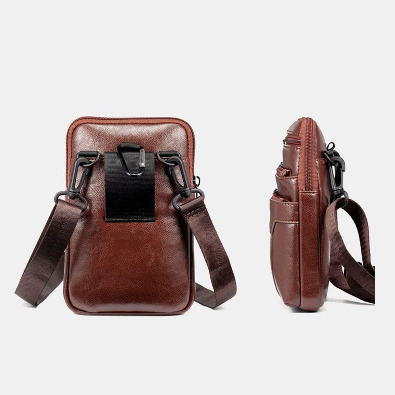 Mænd Casual Crossbody-taske Telefontaske Multi-pocket Bag Outdoor Daily Bag