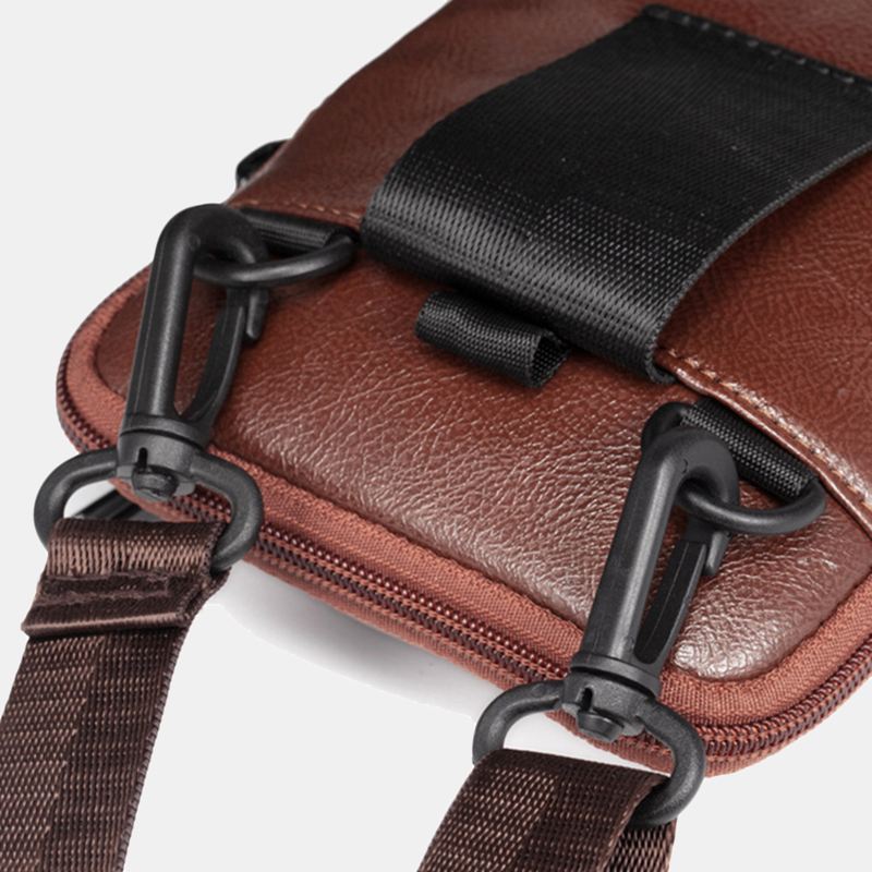 Mænd Casual Crossbody-taske Telefontaske Multi-pocket Bag Outdoor Daily Bag