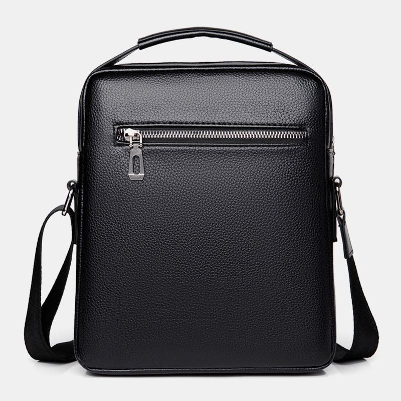 Mænd Imiteret Læder Busienss Retro Multi-carry Håndtaske Crossbody Taske