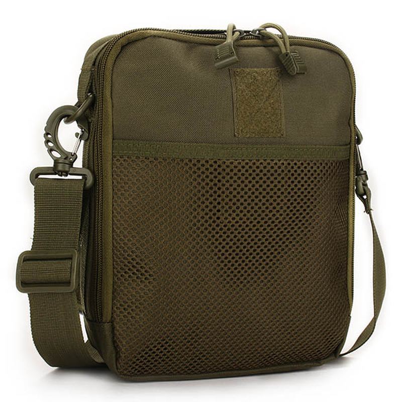 Mænd Kvinder Nylon Sport Outdoor Tactical Army Ipad Skulder Crossbody Taske