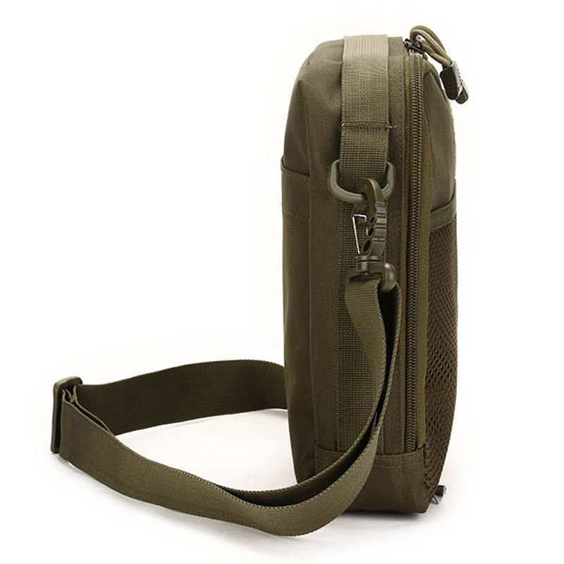 Mænd Kvinder Nylon Sport Outdoor Tactical Army Ipad Skulder Crossbody Taske