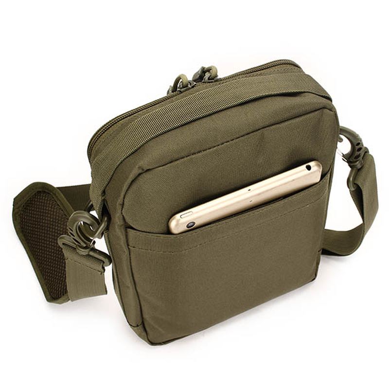 Mænd Kvinder Nylon Sport Outdoor Tactical Army Ipad Skulder Crossbody Taske