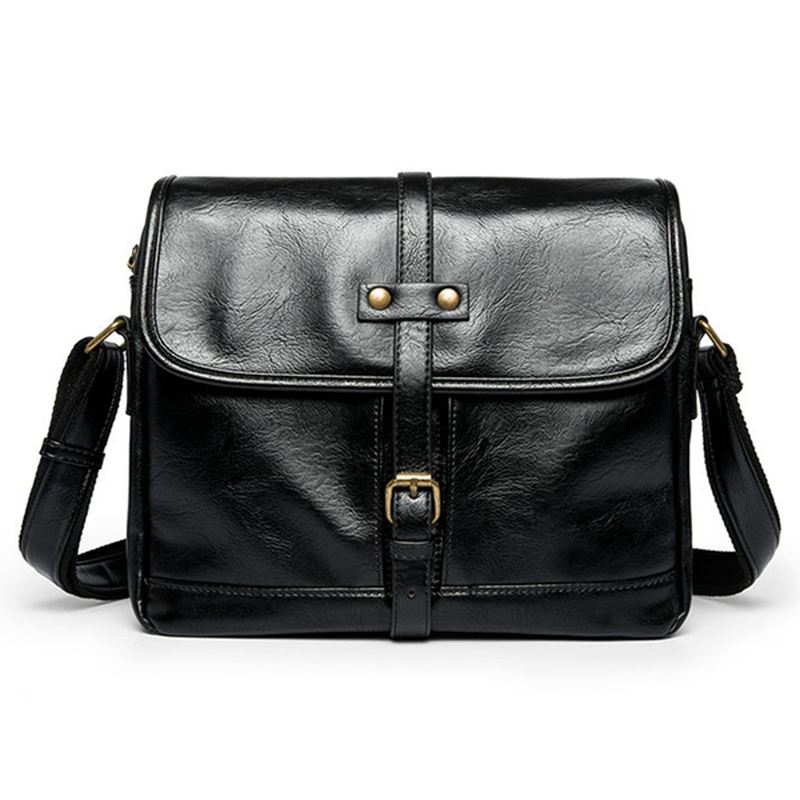 Mænd Minimalistisk Retro Casual Messenger Skulder Crossbody Taske