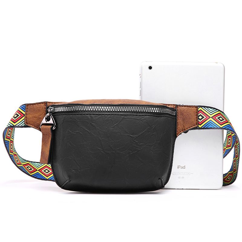 Mænd Mode Casual Telefontaske Etnisk Strop Hip-hop Chest Crossbody Taske