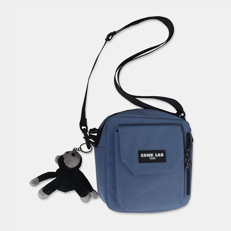 Mænd Nylon Hip-hop Åndbar All-match Crossbody Bag Skuldertaske