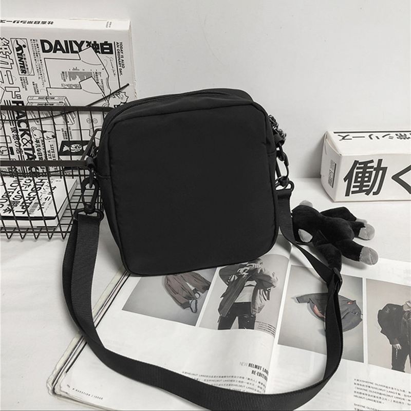 Mænd Nylon Hip-hop Åndbar All-match Crossbody Bag Skuldertaske