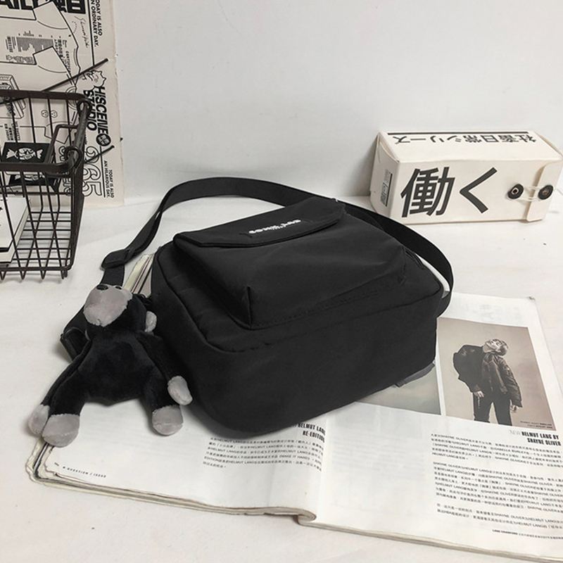 Mænd Nylon Hip-hop Åndbar All-match Crossbody Bag Skuldertaske