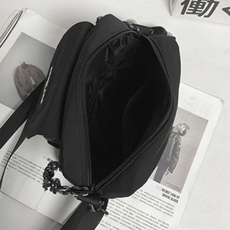 Mænd Nylon Hip-hop Åndbar All-match Crossbody Bag Skuldertaske