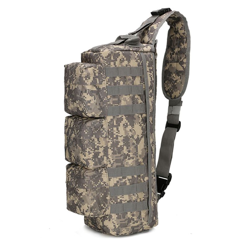 Mænd Nylon Tactical Outdoor Sport Cs Crossbody Bag Vandrebrysttaske