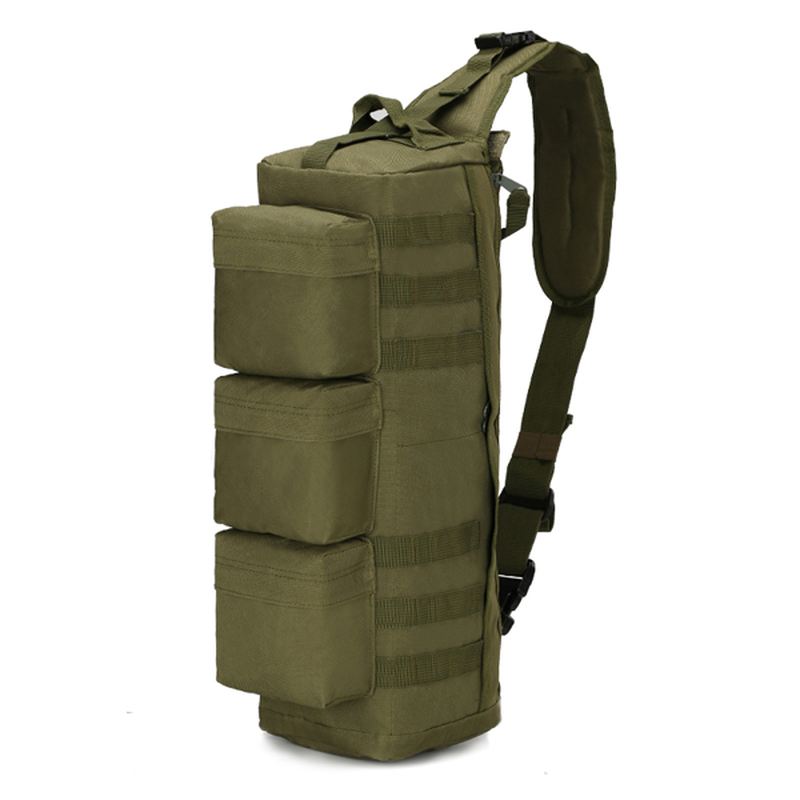 Mænd Nylon Tactical Outdoor Sport Cs Crossbody Bag Vandrebrysttaske