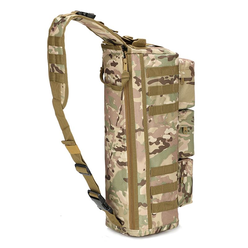 Mænd Nylon Tactical Outdoor Sport Cs Crossbody Bag Vandrebrysttaske