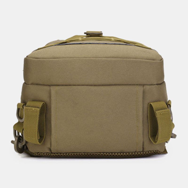 Mænd Oxford Camo Multifunktion Vandtæt Udendørs Sports Ridning Taktisk Skuldertaske Crossbody Bag Brysttaske