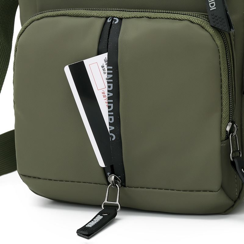 Mænd Oxford Cloth Multi-pocket Stor Kapacitet Multi-layers Vandtæt Crossbody Bag Skuldertaske