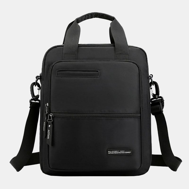 Mænd Oxford Klud Med Stor Kapacitet Vandtæt Multi-bære Multi-purpose 13 Tommer Bærbar Taske Dokumentmappe Skuldertaske Crossbody Taske