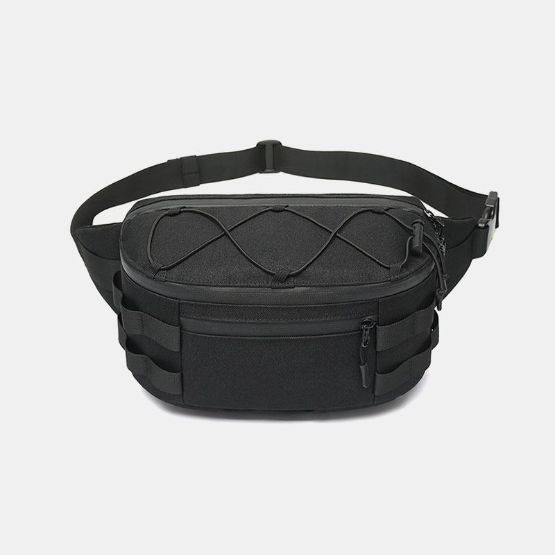 Mænd Oxford Multi-carry Anti-tyveri Multi-pocket Vandtæt Casual Crossbody Taske Brysttaske Sling Bag