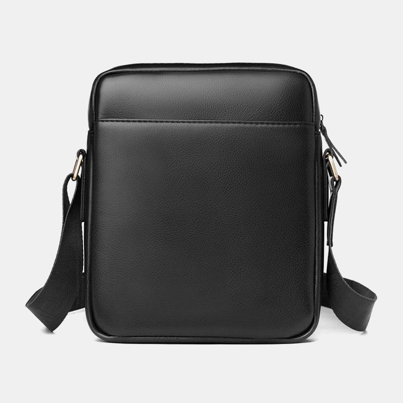 Mænd Pu-læder Multi-rum Slidfast Crossbody-taske Skuldertaske Business Casual 6.3 Tommer Telefontaske