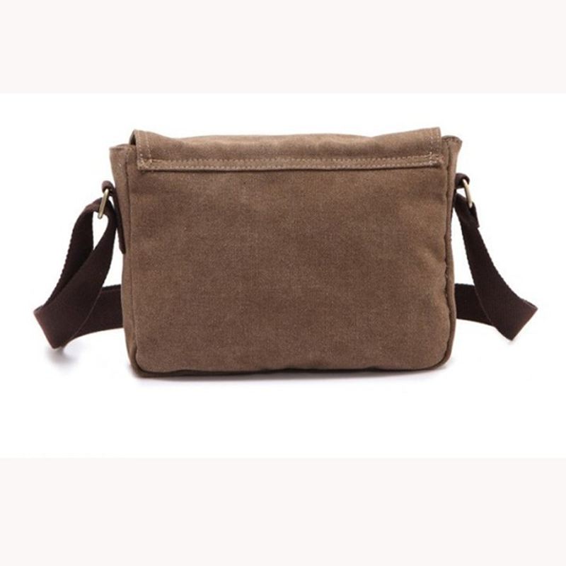 Mænd Retro Crossbody-taske Canvas Skuldertaske Messenger