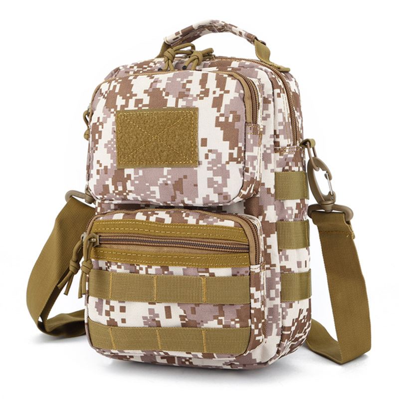 Mænd Tactical Crossboby Bag Camouflage Vandtæt Udendørs Sholder Bag Håndtaske