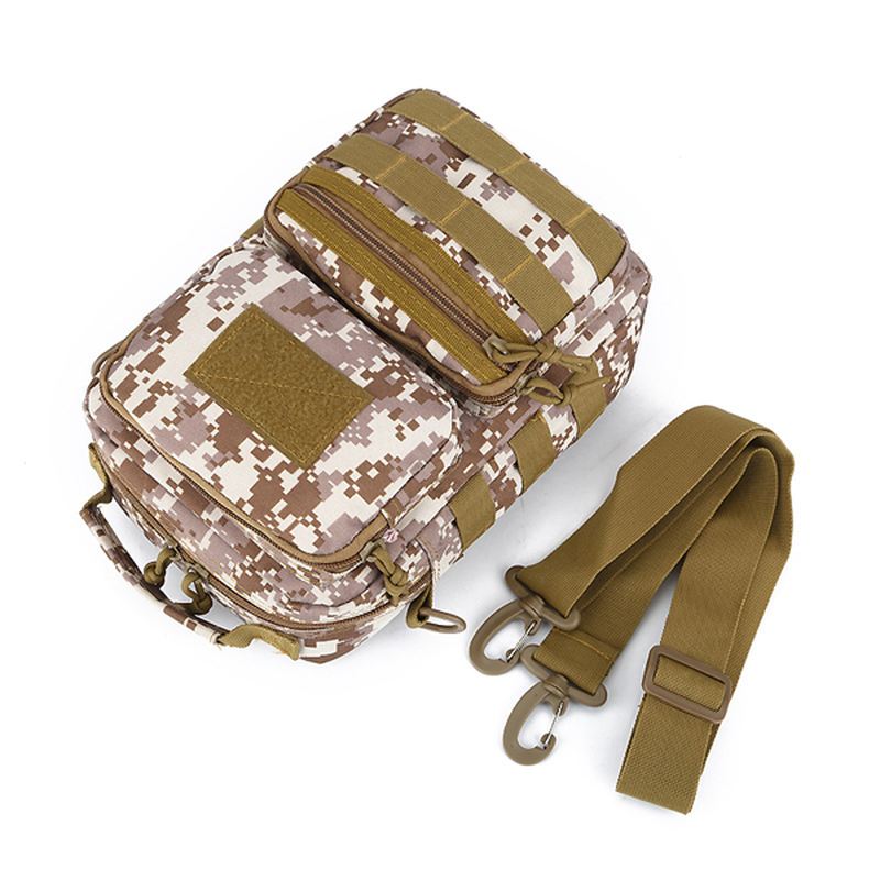 Mænd Tactical Crossboby Bag Camouflage Vandtæt Udendørs Sholder Bag Håndtaske